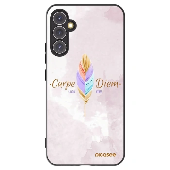 Picasee silikonski črni ovitek za Samsung Galaxy A34 5G A346B - Carpe Diem