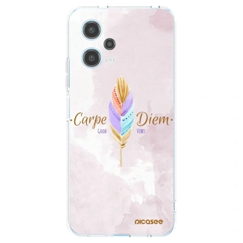 Picasee silikonski prozorni ovitek za Xiaomi Redmi Note 12 5G - Carpe Diem