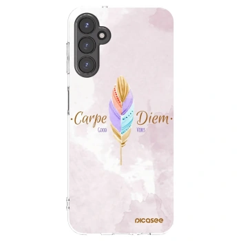 Picasee silikonski prozorni ovitek za Samsung Galaxy A14 5G A146P - Carpe Diem