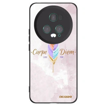 Picasee silikonski črni ovitek za Honor Magic5 Pro - Carpe Diem