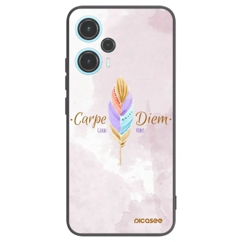 Picasee silikonski črni ovitek za Xiaomi Poco F5 - Carpe Diem