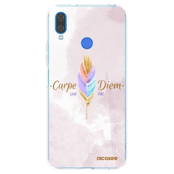 Picasee silikonski prozorni ovitek za Huawei Nova 3 - Carpe Diem