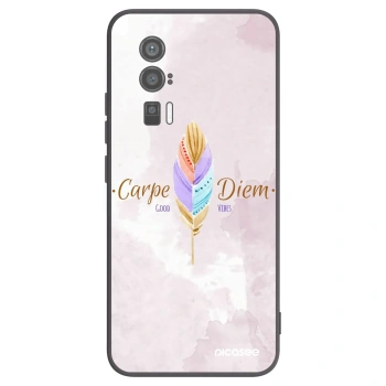 Picasee silikonski črni ovitek za Xiaomi Poco F5 Pro 5G - Carpe Diem