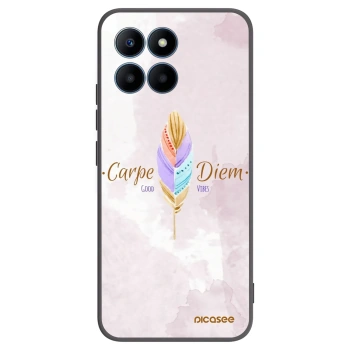 Picasee silikonski črni ovitek za Honor 70 Lite - Carpe Diem