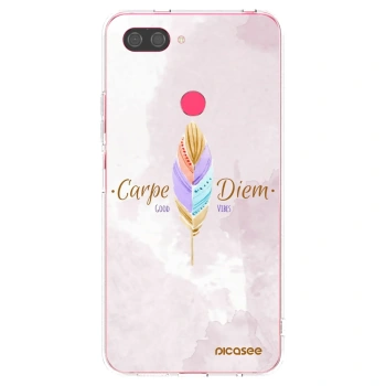 Picasee silikonski prozorni ovitek za Xiaomi Mi 8 Lite - Carpe Diem