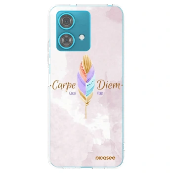 Picasee silikonski prozorni ovitek za Motorola Edge 40 Neo - Carpe Diem