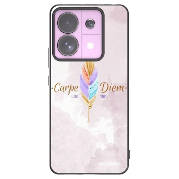Picasee silikonski črni ovitek za Xiaomi Redmi Note 13 Pro 5G - Carpe Diem