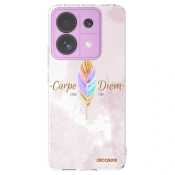 Picasee silikonski prozorni ovitek za Xiaomi Redmi Note 13 Pro 5G - Carpe Diem