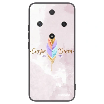 Picasee silikonski črni ovitek za Honor Magic6 Lite 5G - Carpe Diem