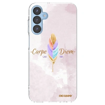 Picasee silikonski prozorni ovitek za Samsung Galaxy A15 A156B 5G - Carpe Diem