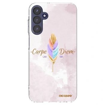Picasee silikonski prozorni ovitek za Samsung Galaxy A15 A155F 4G - Carpe Diem