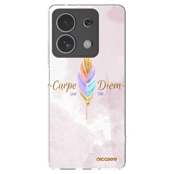Picasee silikonski prozorni ovitek za Xiaomi Redmi Note 13 4G - Carpe Diem