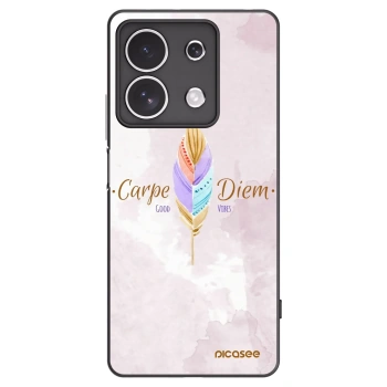 Picasee silikonski črni ovitek za Xiaomi Redmi Note 13 4G - Carpe Diem