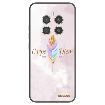 Picasee silikonski črni ovitek za Realme 12 Pro 5G - Carpe Diem