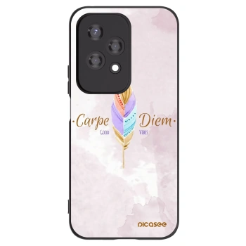Picasee silikonski črni ovitek za Honor 200 Lite - Carpe Diem