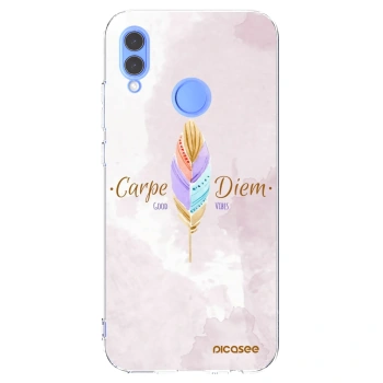 Picasee silikonski prozorni ovitek za Huawei P Smart 2019 - Carpe Diem