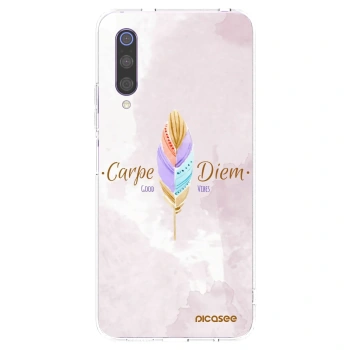 Picasee silikonski prozorni ovitek za Xiaomi Mi 9 - Carpe Diem