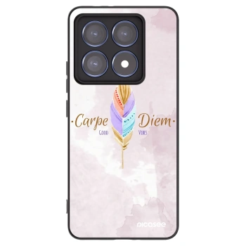 Picasee silikonski črni ovitek za Xiaomi 14T Pro - Carpe Diem