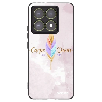Picasee silikonski črni ovitek za Xiaomi 14T - Carpe Diem