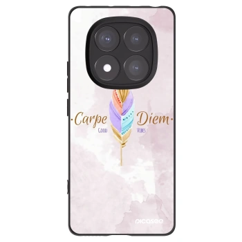 Picasee silikonski črni ovitek za Xiaomi Redmi Note 14 Pro 5G - Carpe Diem