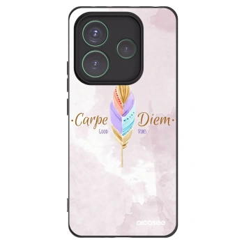 Picasee silikonski črni ovitek za Xiaomi Redmi Note 14 5G - Carpe Diem