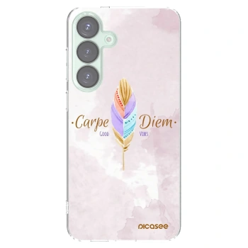 Picasee silikonski prozorni ovitek za Samsung Galaxy S25+ 5G - Carpe Diem