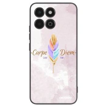 Picasee silikonski črni ovitek za Honor 200 Smart 5G - Carpe Diem
