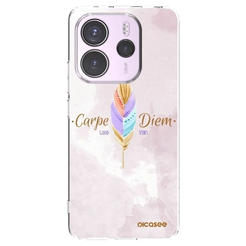 Picasee silikonski prozorni ovitek za Xiaomi Redmi Note 14 4G - Carpe Diem