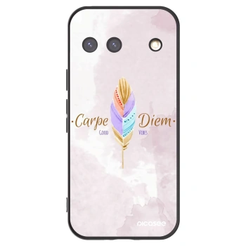 Picasee silikonski črni ovitek za Google Pixel 9 - Carpe Diem