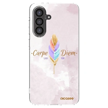 Picasee silikonski prozorni ovitek za Samsung Galaxy A36 5G - Carpe Diem