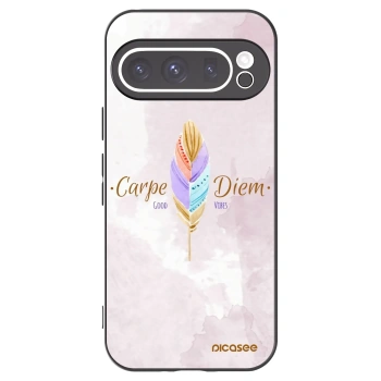 Picasee silikonski črni ovitek za Google Pixel 9 Pro - Carpe Diem