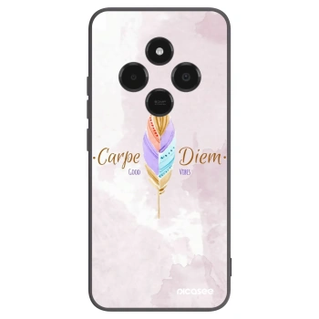 Picasee silikonski črni ovitek za Xiaomi Poco C75 - Carpe Diem