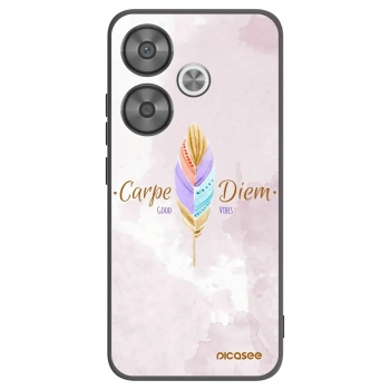 Picasee silikonski črni ovitek za Xiaomi Poco F6 - Carpe Diem