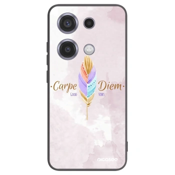Picasee silikonski črni ovitek za Xiaomi Redmi Note 14S - Carpe Diem
