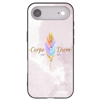 Picasee silikonski črni ovitek za Apple iPhone Air - Carpe Diem