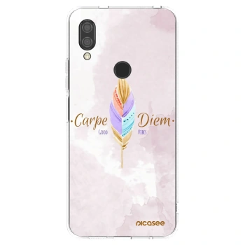Picasee silikonski prozorni ovitek za Xiaomi Redmi 7 - Carpe Diem