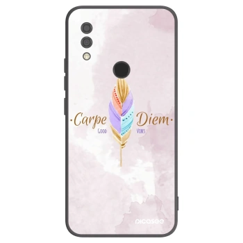 Picasee silikonski črni ovitek za Xiaomi Redmi 7 - Carpe Diem