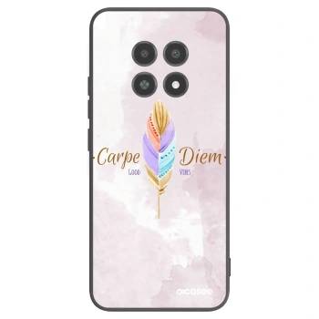 Picasee silikonski črni ovitek za Realme 12X - Carpe Diem