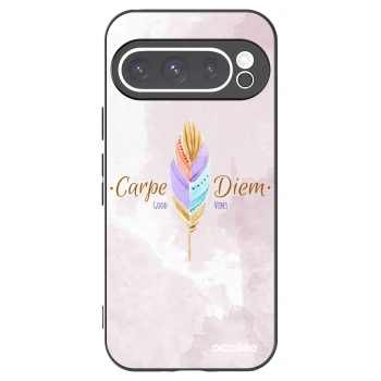 Picasee silikonski črni ovitek za Google Pixel 9 Pro XL - Carpe Diem