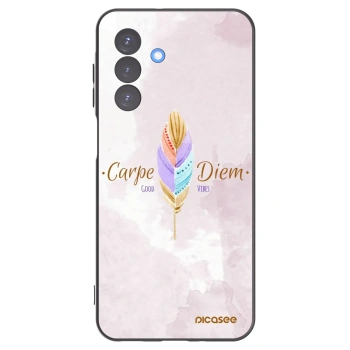 Picasee silikonski črni ovitek za Samsung Galaxy A17 5G - Carpe Diem