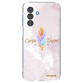 Picasee silikonski prozorni ovitek za Samsung Galaxy A17 5G - Carpe Diem