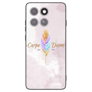 Picasee silikonski črni ovitek za Motorola Edge 60 Fusion - Carpe Diem