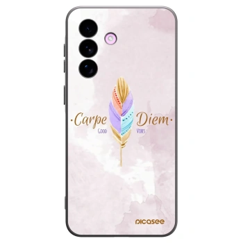 Picasee silikonski črni ovitek za Samsung Galaxy A57 5G - Carpe Diem