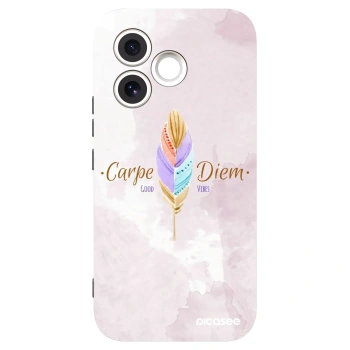 Picasee silikonski črni ovitek za Honor 600 Lite - Carpe Diem