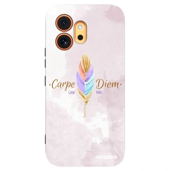 Picasee silikonski črni ovitek za Honor 600 - Carpe Diem