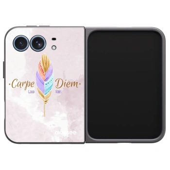 Picasee silikonski črni ovitek za Apple iPhone Duo - Carpe Diem