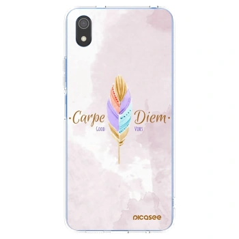 Picasee silikonski prozorni ovitek za Xiaomi Redmi 7A - Carpe Diem