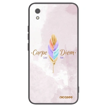 Picasee silikonski črni ovitek za Xiaomi Redmi 7A - Carpe Diem