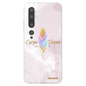 Picasee silikonski prozorni ovitek za Xiaomi Mi Note 10 (Pro) - Carpe Diem