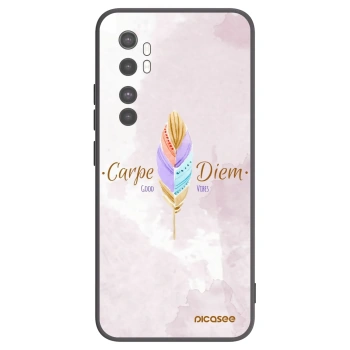 Picasee silikonski črni ovitek za Xiaomi Mi Note 10 Lite - Carpe Diem